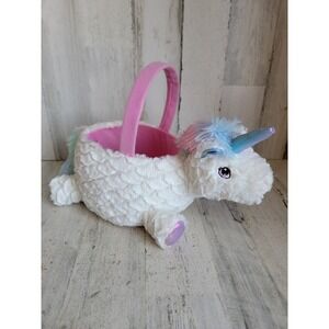 Unicorn Easter basket reindeer plush youth spring home decor stuffed animal